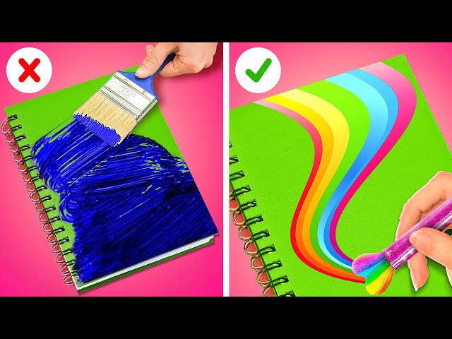 AMAZING NANO TAPE HACKS FOR STUDENTS |Easy 3D Pen Cool DIY Ideas & Crafts by 123 GO! Genius