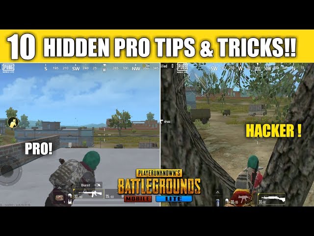10 HIDDEN PRO TIPS AND TRICKS !! FOR PUBG MOBILE LITE PLAYERS