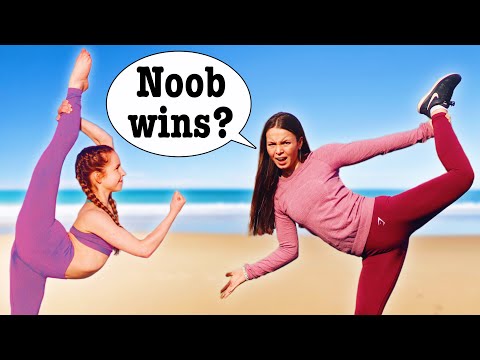 PRO vs NOOB Flexibility Challenge for Mystery Prize!