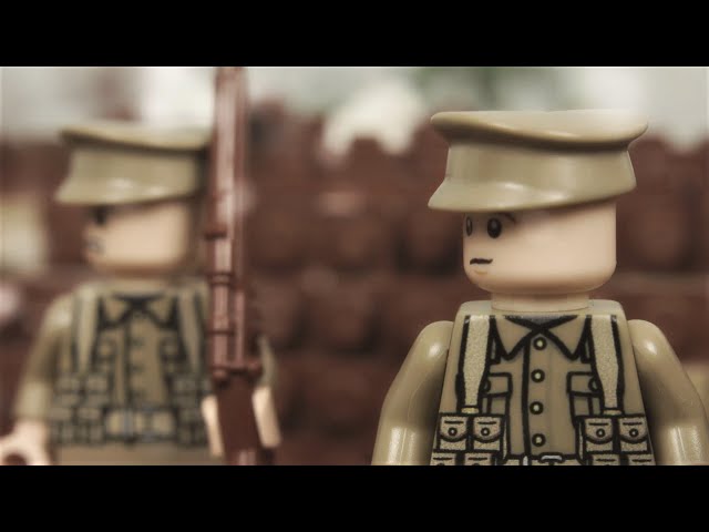 Lego Christmas Truce of 1914 - WW1 stop motion