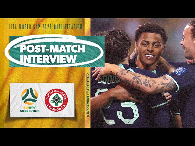 Kusini Yengi: An amazing feeling | Interview | Subway Socceroos v Lebanon