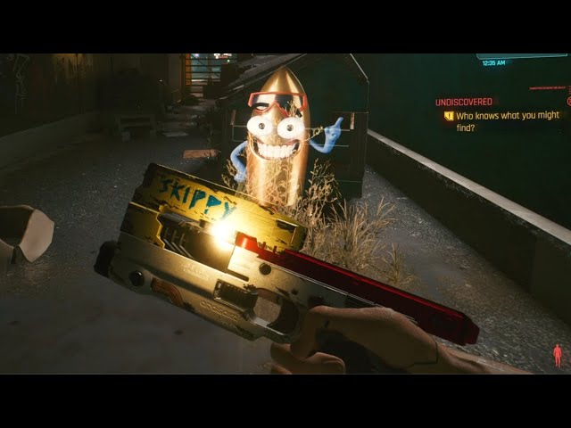 Cyberpunk 2077 - How to find Skippy the Talking Gun - Skippy Location - The Best Gun in the Game