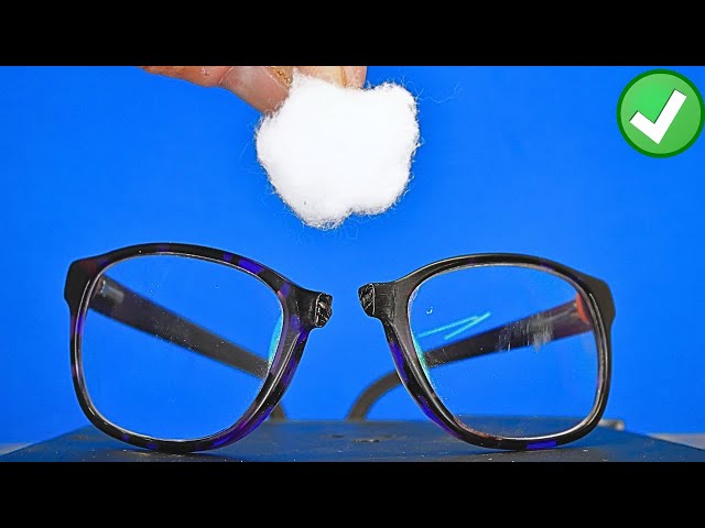 Put Cotton on the Broken Eyeglasses and you will get Amazing Result !