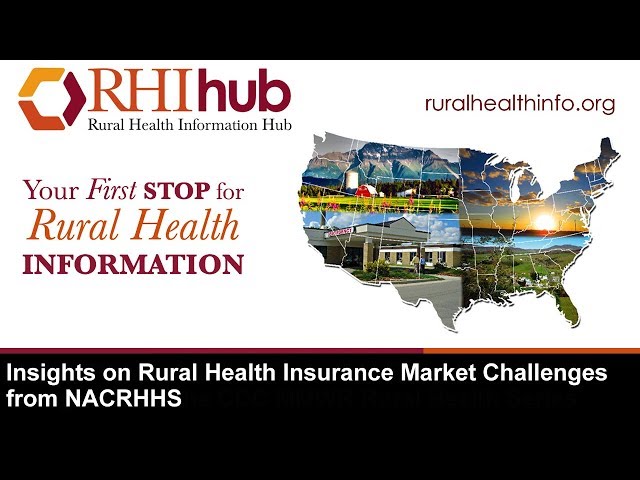 Insights on Rural Health Insurance Market Challenges from the NACRHHS