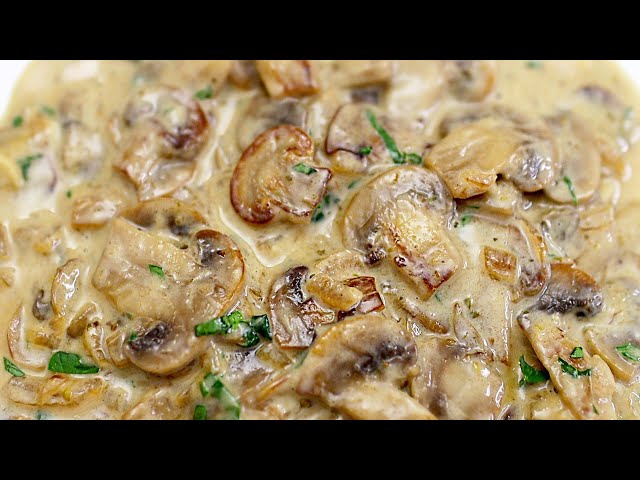 Creamy mushroom sauce recipe