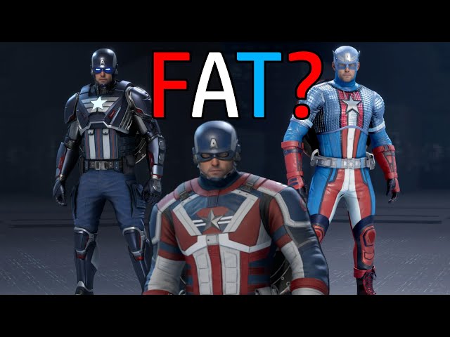A brief look at Captain America's costumes in Marvel's Avengers