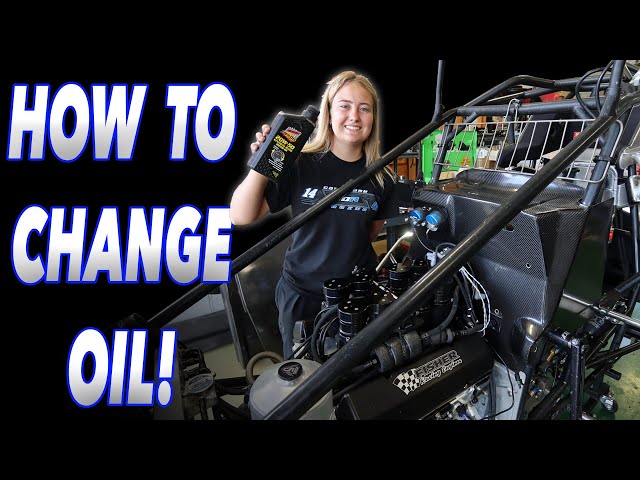 How To Change Oil In A 360 Sprint Car!