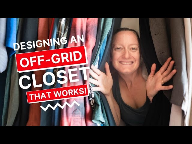 Closet renovation in our off-grid home