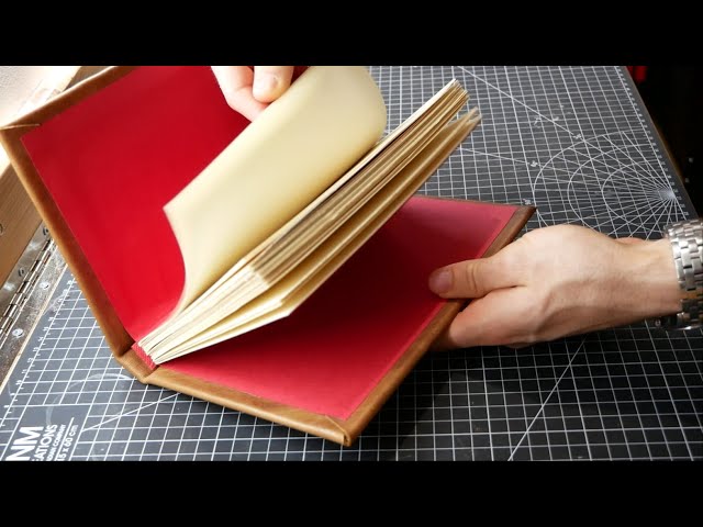 How to Make a Hardcover Leather Bound Book