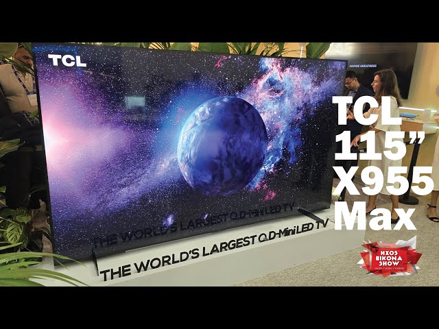 TCL 115X955 Max: Mini LED television of 115 inches with 20,000+ zones