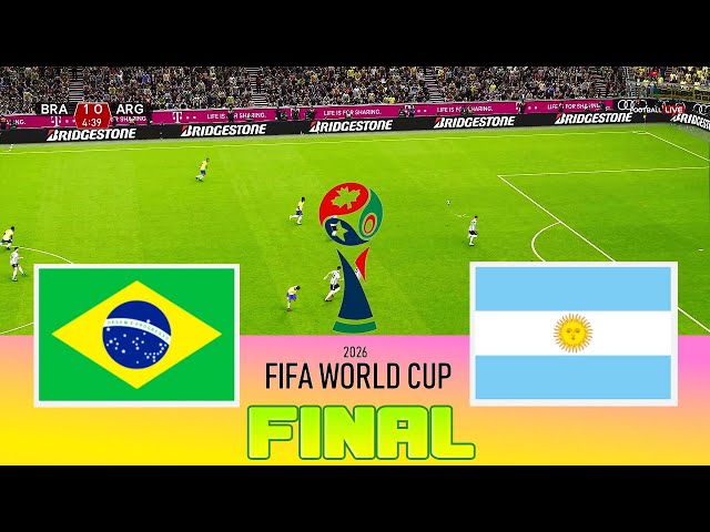 BRAZIL vs ARGENTINA - Final FIFA World Cup 2026 | Full Match All Goals | Football Match