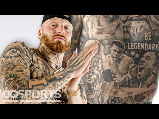 Las Vegas Raider Maxx Crosby Shows Off His Tattoos | GQ Sports
