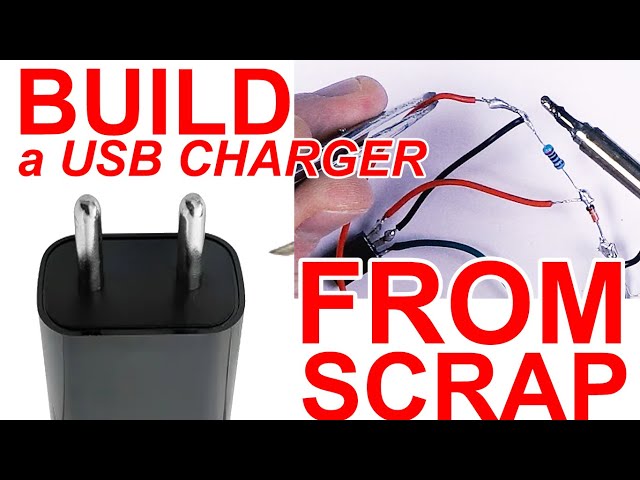 Can you build a USB wall charger from scrap? Let's do it!