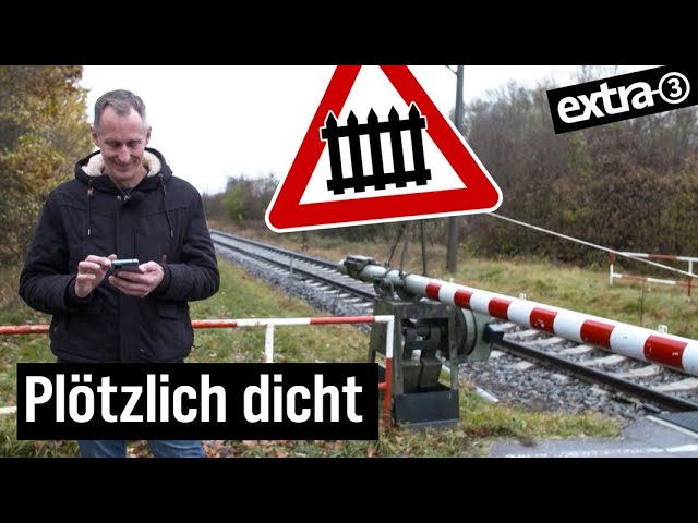 Realer Irrsinn: Gesperrter Bahnübergang in Weichering | extra 3 | NDR