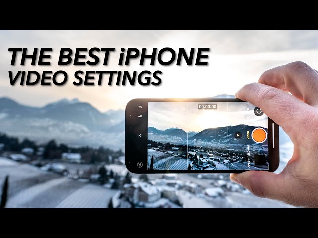 The Absolute BEST iPhone Video Settings | feat. iPhone12 (Pro)