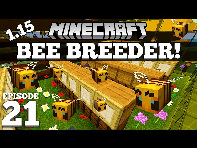 Minecraft Bee Breeder - EASY Design! #21
