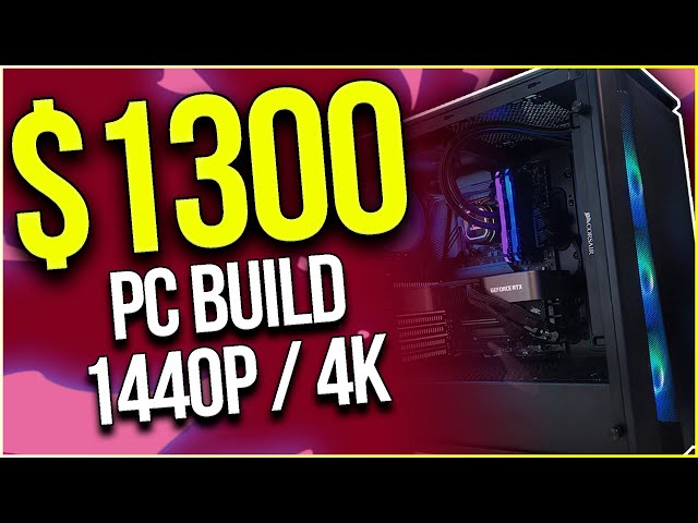 BEST: $1300 RX 6800 Gaming PC Build in 2022 🔥