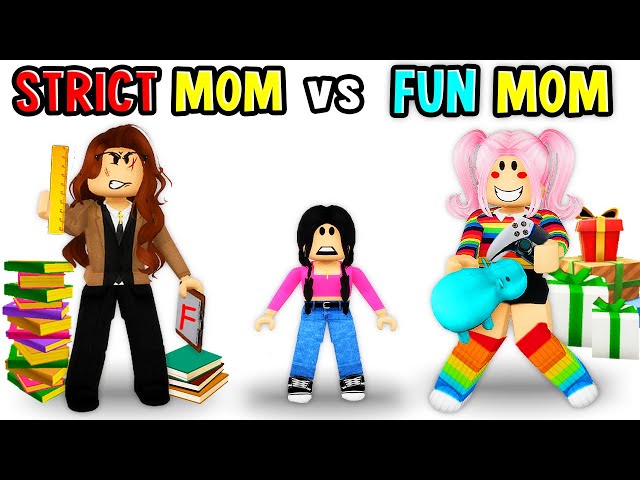 STRICT MOM vs FUN MOM.. (Roblox Brookhaven RP)