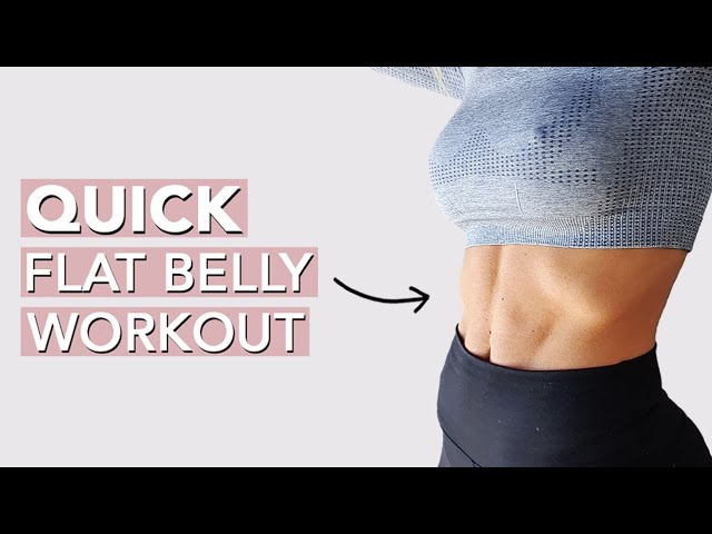 FLAT BELLY Workout for Women (10 mins)