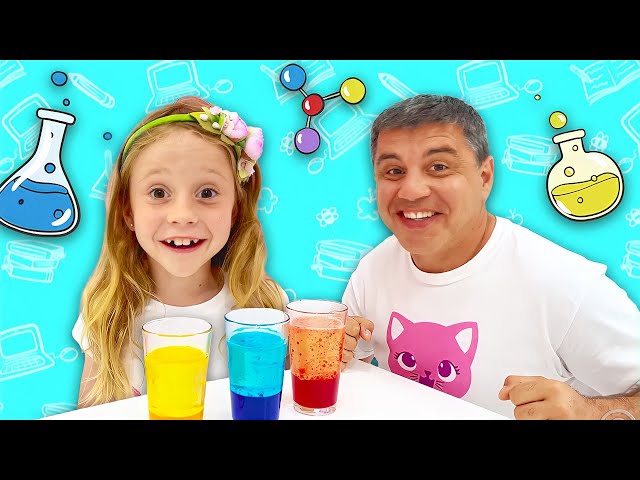 Nastya làm các thí nghiệm khoa học đơn giản cho trẻ! Bộ Sưu Tập Video trẻ em