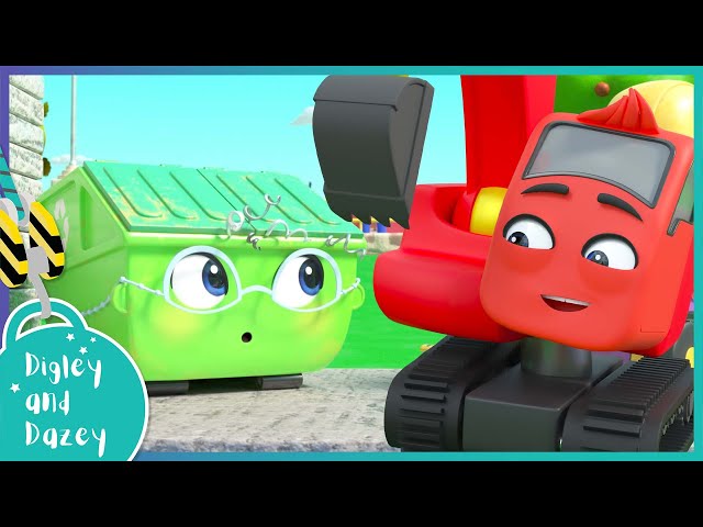 Mrs. Skip Gets Stuck on a Boat! | Digley and Dazey | Kids Cartoons & Videos