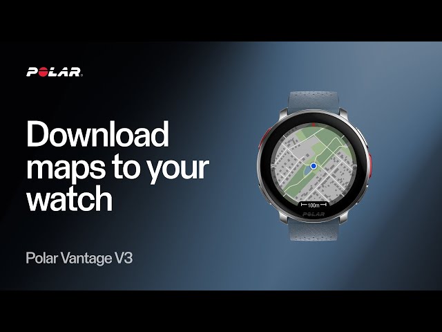 Polar Vantage V3 | Download Maps to your Watch