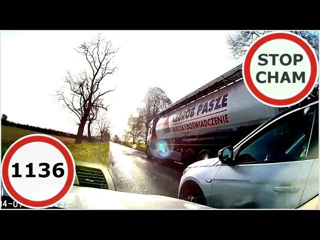 Stop Cham #1136 - Niebezpieczne i chamskie sytuacje na drogach