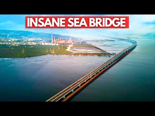 India Gets Its FIRST EVER LONGEST SEA BRIDGE! - Mumbai Trans Harbour Link