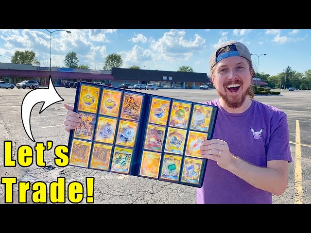 Trading RARE Pokemon Cards From This Binder To Fans!