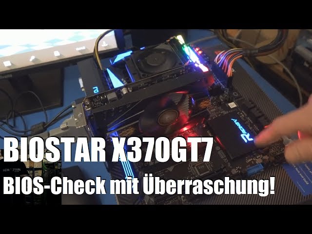 BIOSTAR Racing X370GT7 - BIOS Ersteindruck
