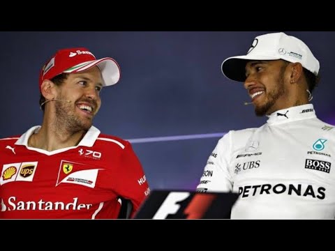 Lewis Hamilton and Sebastian Vettel  being hilarious and mocking other drivers