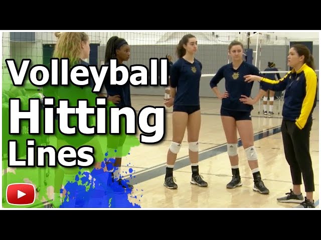 Inside Volleyball Practice: Small Group Training Sessions - Hitting Lines - Coach Ashlie Hain