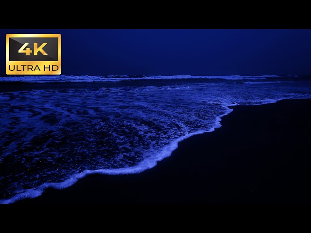 Ocean Sounds For Deep Sleeping 4K | Whispering Waters Sounds to Beat Insomnia And Reduce Anxiety