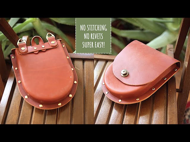 The Easiest Leather Bag To Make