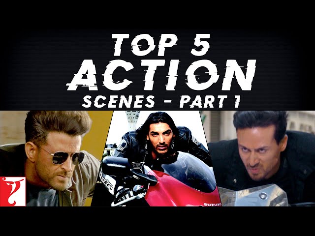 Top 5 Action Scenes | Part 1 | Bike Chase Sequences | Hrithik, Tiger, Salman, Aamir, John, Abhishek
