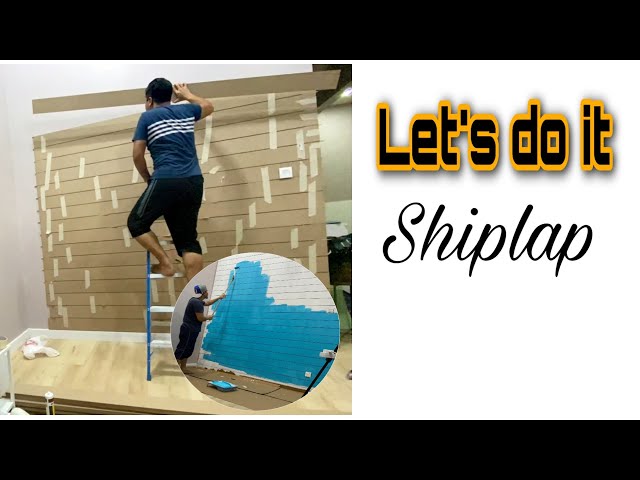 DIY SHIPLAP WALL MALAYSIA | HOW DO IT YOURSELF SHIPLAP