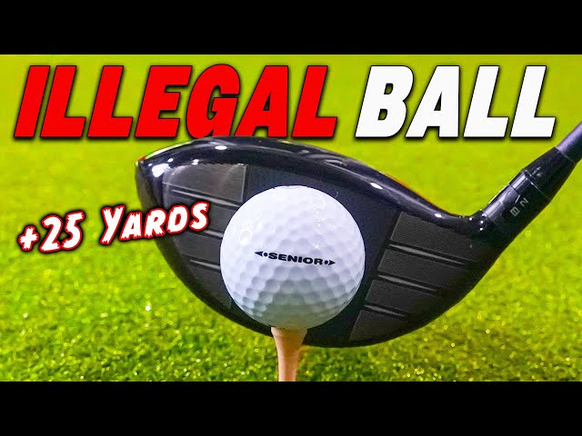 World's Longest ILLEGAL Golf Ball for Senior Golfers!