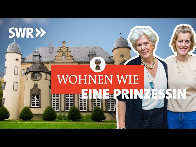 A castle as a home: The princesses of Hohenzollern show their castle Namedy | SWR Room Tour