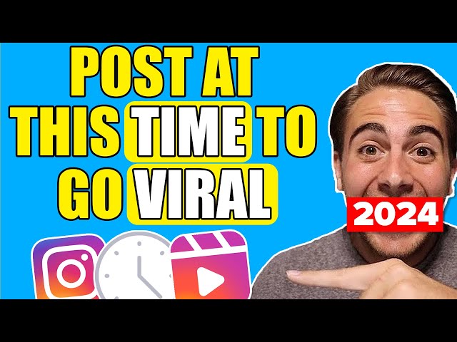 Instagram LEAKS The BEST Time To Post on Instagram in 2024 (not what you think)