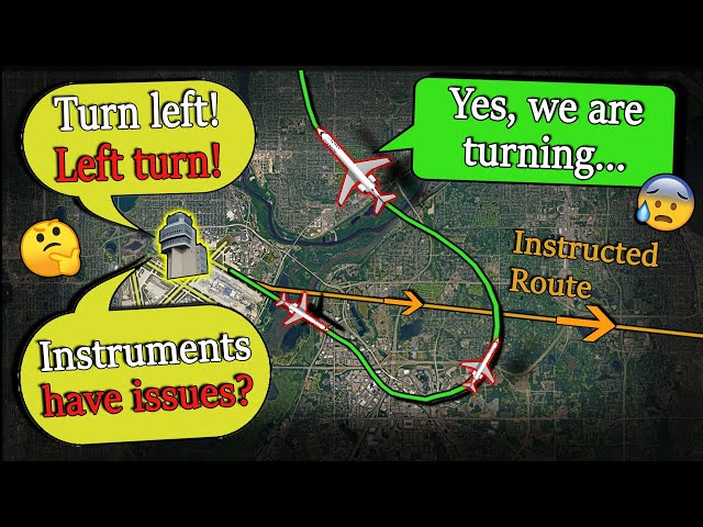 Airplane DEVIATES SIGNIFICANTLY OFF the Departure Route | Pilot Error or Equipment Failure?