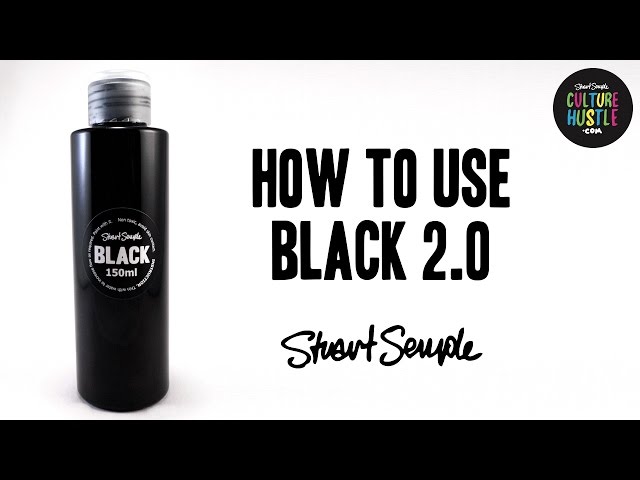 How to use BLACK 2.0 - painting cars, dying clothes, body painting and coverage.