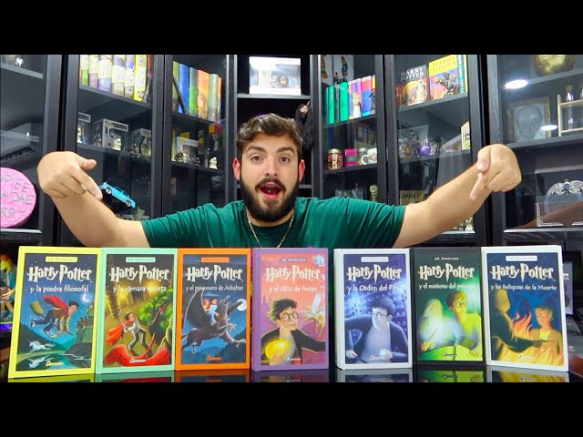 Unboxing The Spanish Harry potter Books