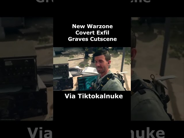 New Warzone Covert Exfil Cutscene ft. Graves (Call of Duty Modern Warfare 3 Warzone Urzikstan COD)