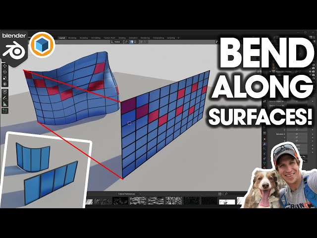 Creating COMPLEX WINDOWS Along Surfaces with Flowify for Blender!