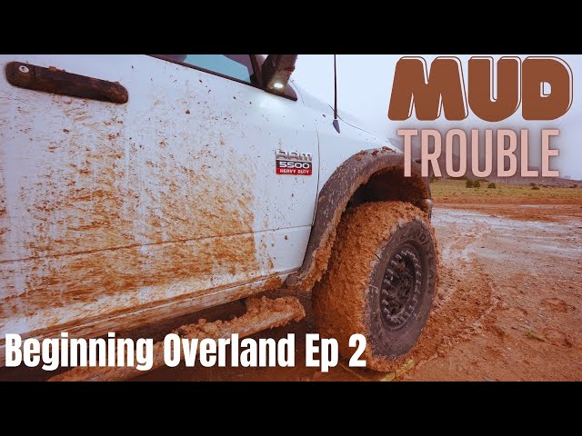Troubles With Mud On Our First Overland Adventure In Utah - Truck Camper Adventures Episode 2