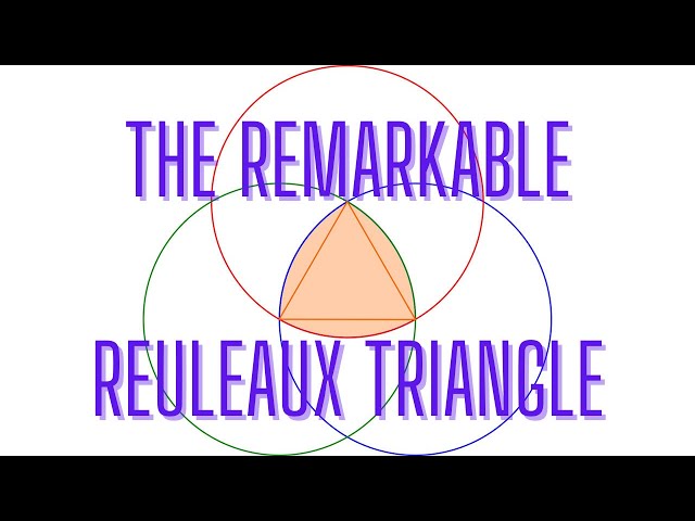 The remarkable Reuleaux triangle
