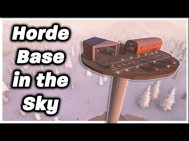 Sky base with invisible stability (7 Days to Die: Alpha 21)