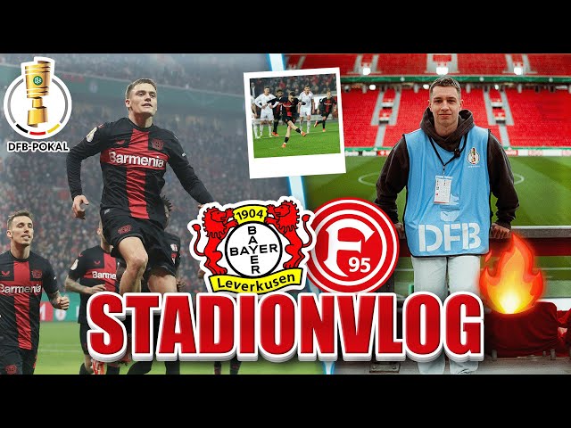 POKALSPEKTAKEL👀🏆 | DFB-Pokal Stadionvlog Bayer 04 Leverkusen vs. Fortuna Düsseldorf🏟️🔥