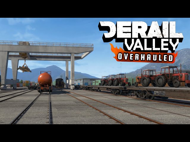 Can We Climb The Steep Grade? (Freight Haul Mission) - Derail Valley