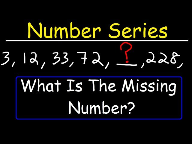 Number Series Reasoning Tricks & Shortcuts - More Problems!